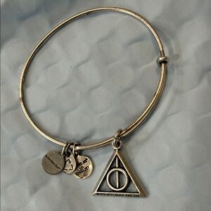 Alex and Ani Silver Triangle Charm Bracelet